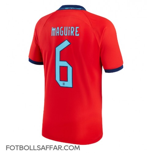 England Harry Maguire #6 Bortatröja VM 2022 Kortärmad